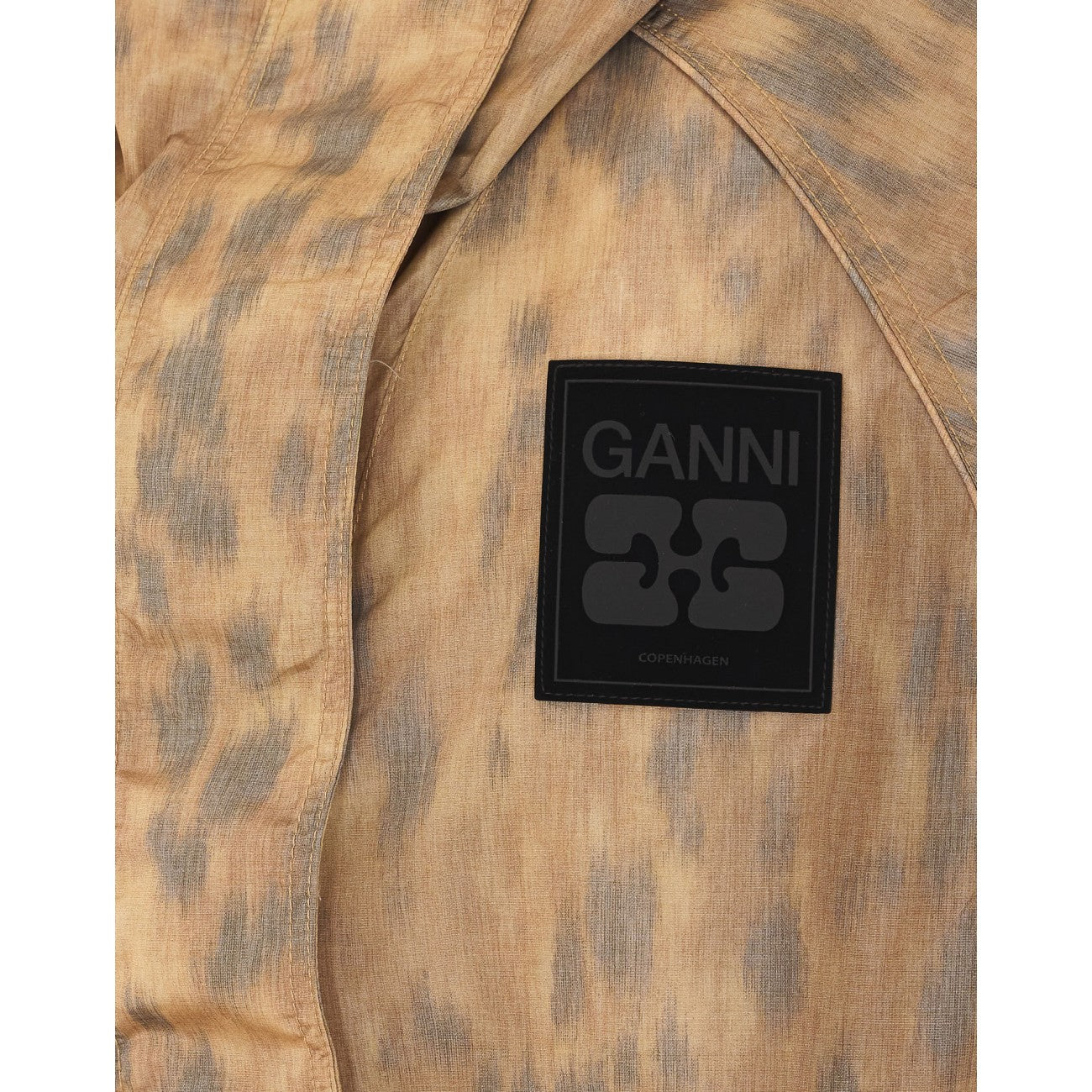 Ganni Women Printed Nylon Flyweight Jacket GANNI