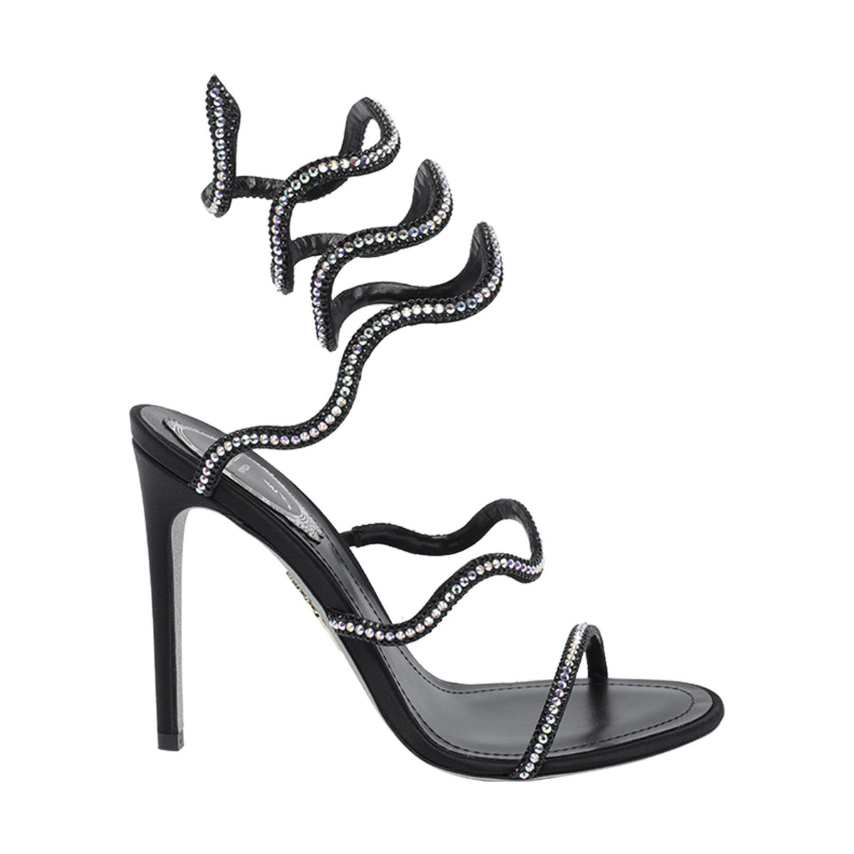 René Caovilla Women Pump Sandals With Rhinestones RENE CAOVILLA