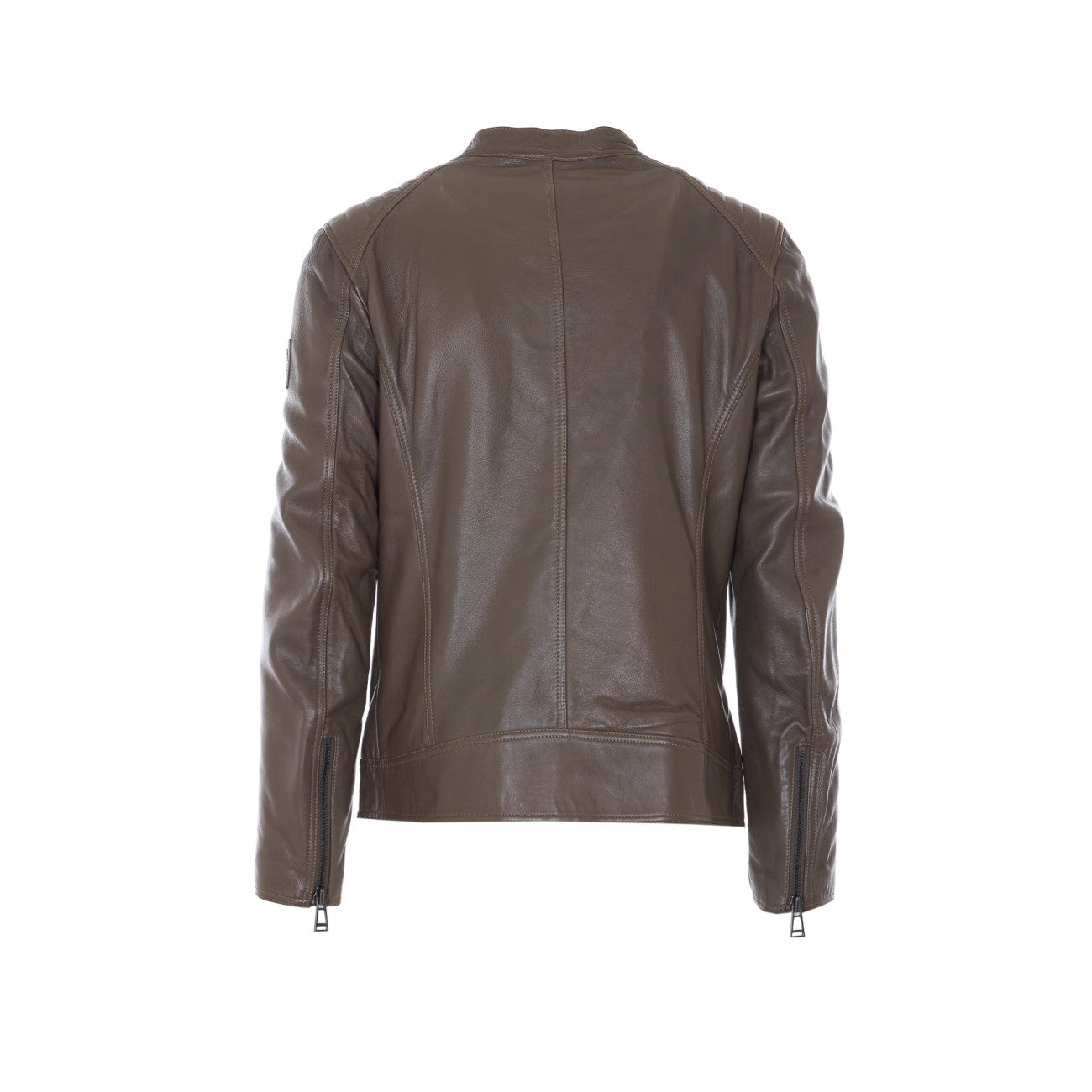 Belstaff Men Racer Leather Jacket BELSTAFF