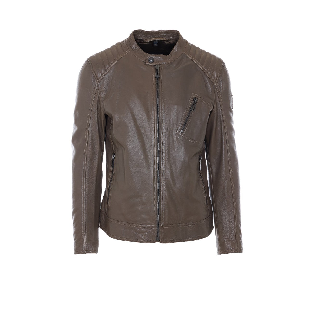 Belstaff Men Racer Leather Jacket BELSTAFF