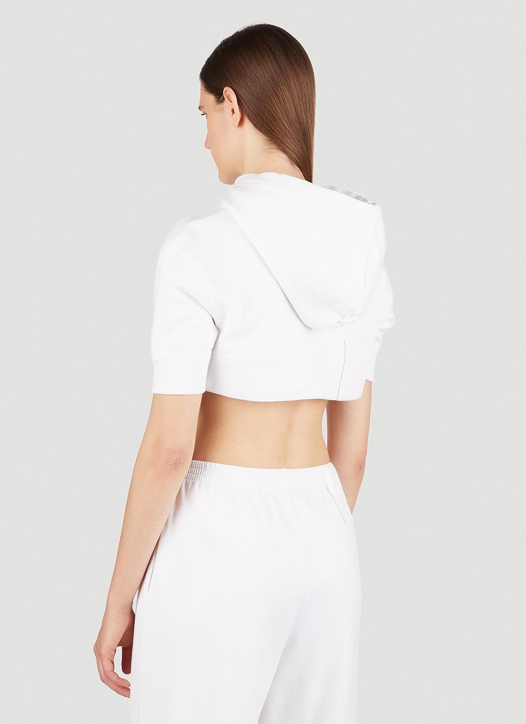 Raf Simons Women Cropped Hooded Sweatshirt RAF SIMONS