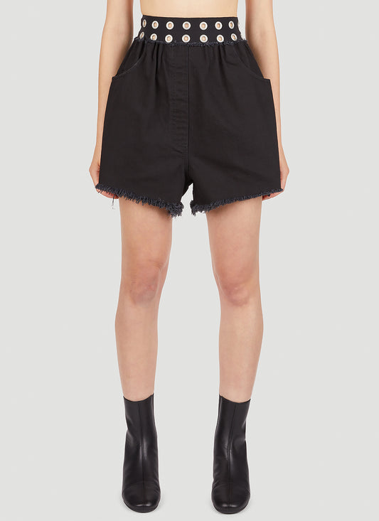 Raf Simons Women Eyelet Shorts RAF SIMONS