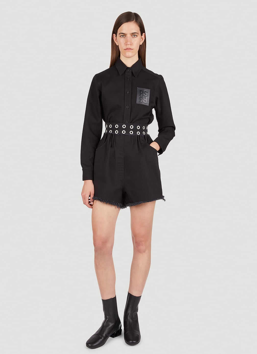 Raf Simons Women Eyelet Shorts
