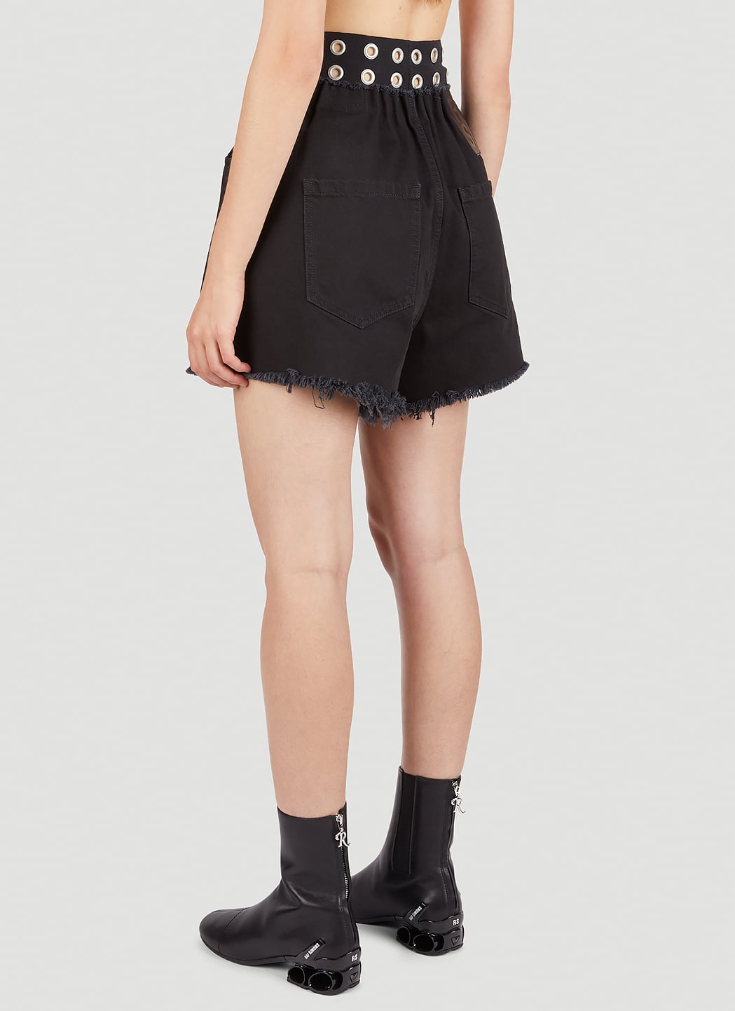 Raf Simons Women Eyelet Shorts