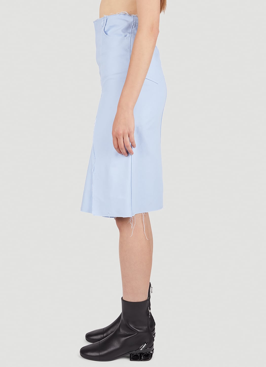 Raf Simons Women Panel Denim Skirt RAF SIMONS