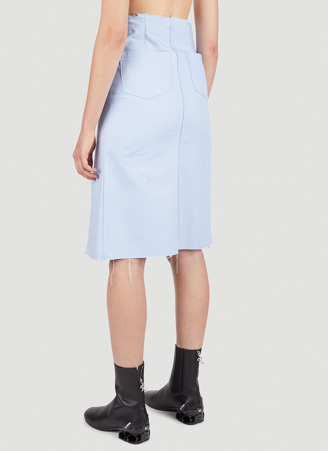 Raf Simons Women Panel Denim Skirt RAF SIMONS