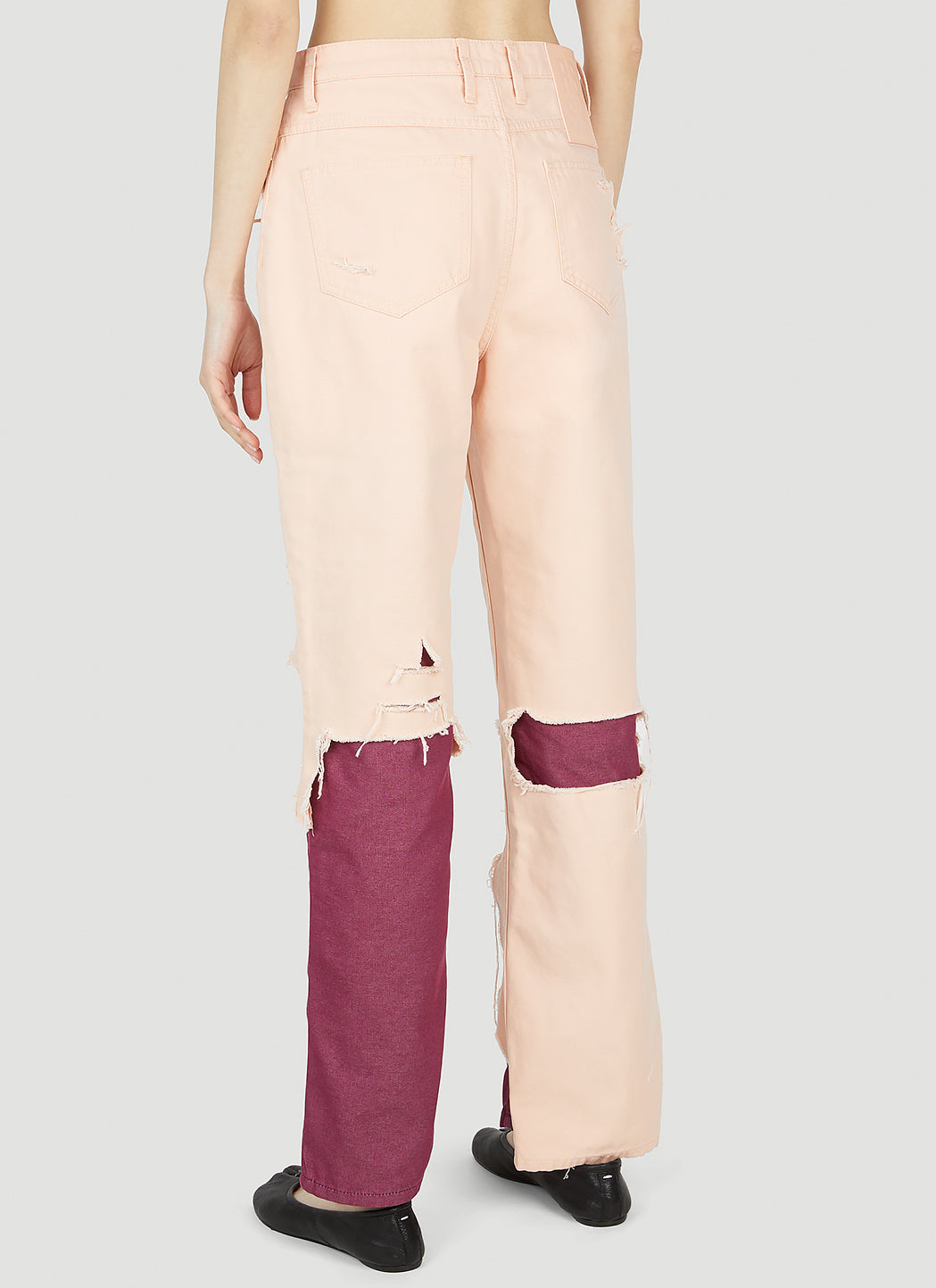 Raf Simons Women Distressed Jeans