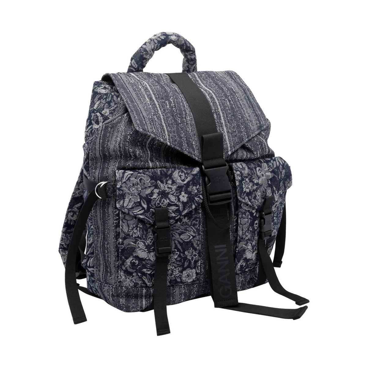 Ganni Women Re-Tech Patchwork Backpack GANNI