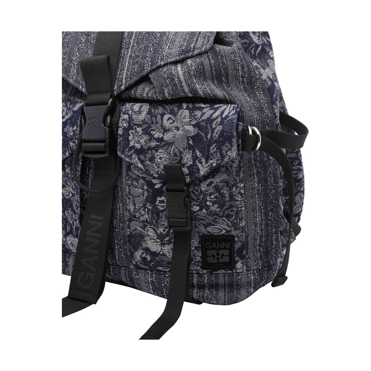 Ganni Women Re-Tech Patchwork Backpack GANNI