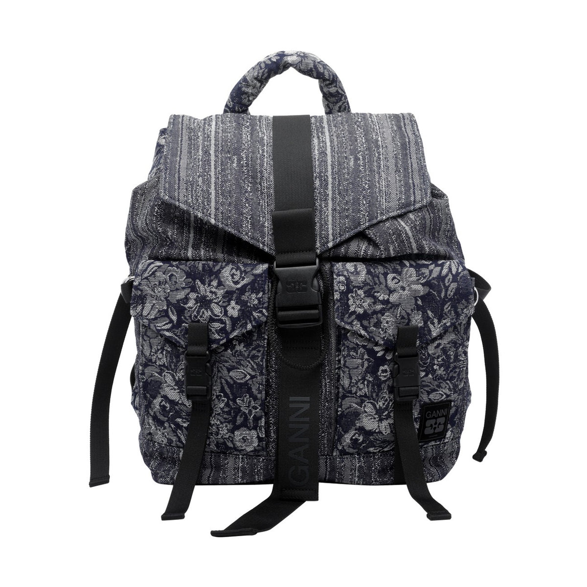 Ganni Women Re-Tech Patchwork Backpack GANNI