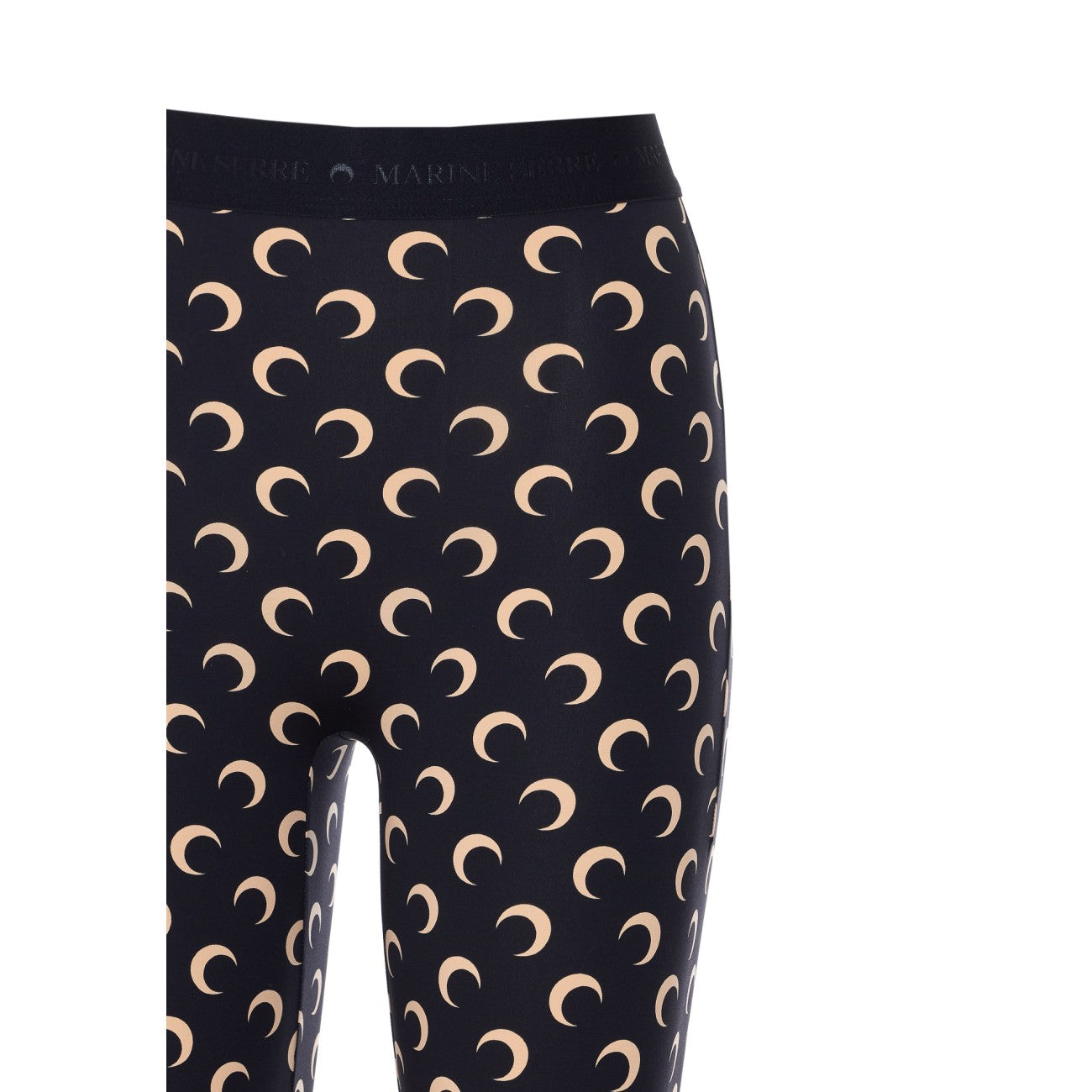 Marine Serre Women Recycled Moon Jersey Stirrup Leggings MARINE SERRE