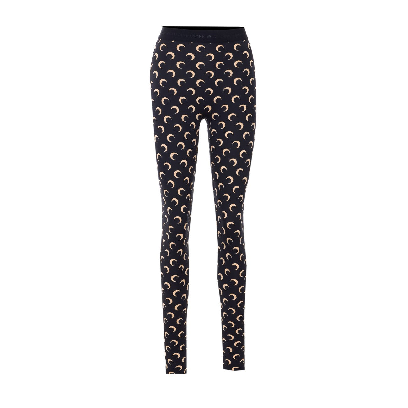 Marine Serre Women Recycled Moon Jersey Stirrup Leggings MARINE SERRE