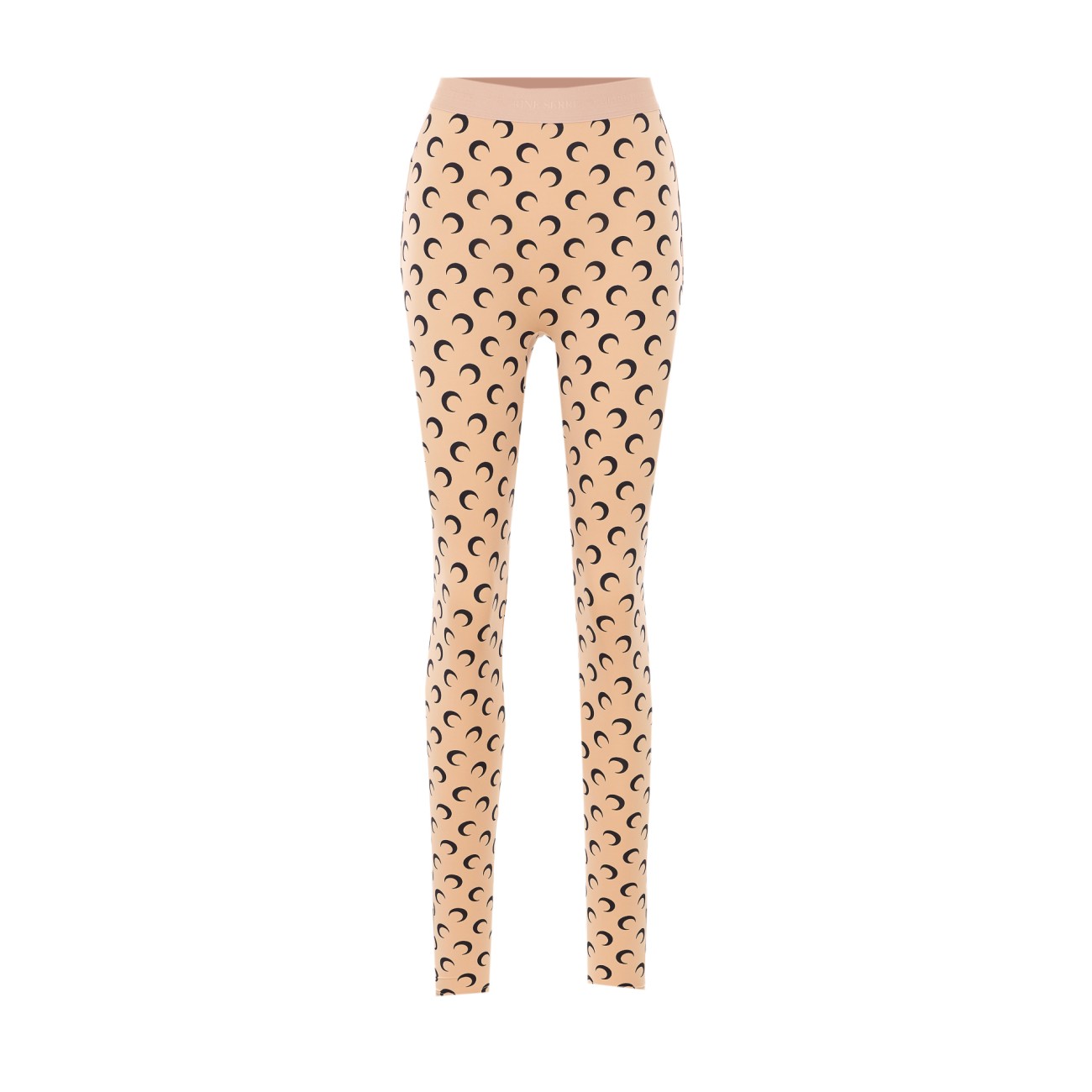 Marine Serre Women Recycled Moon Jersey Stirrup Leggings MARINE SERRE