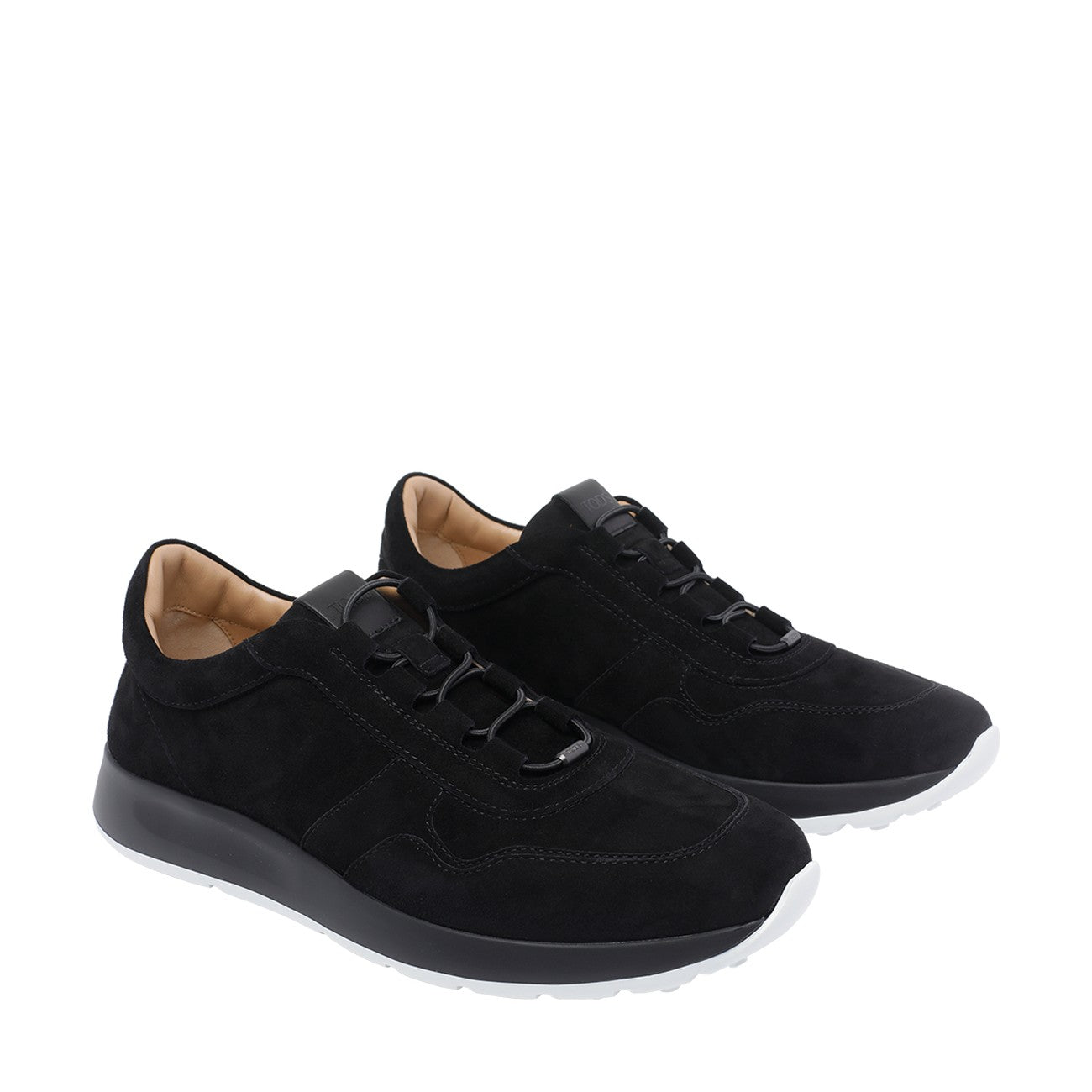 Tod's Men Red Dot Sneakers  In Pashmy Suede TOD'S