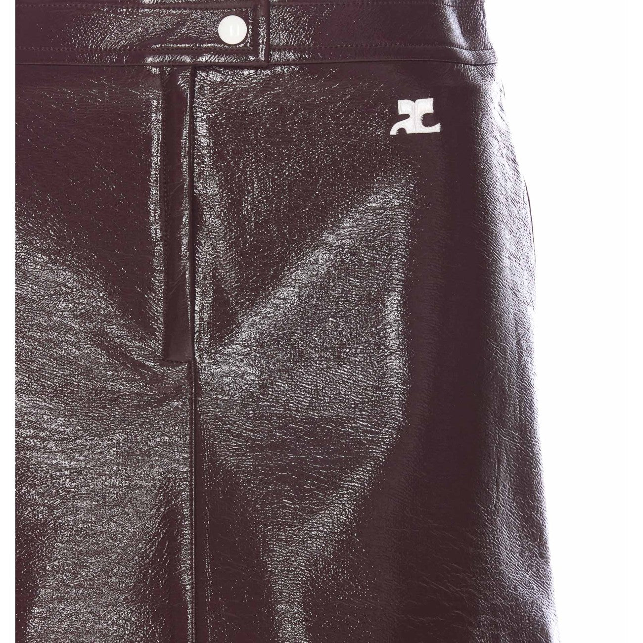 Courreges Women Reedition Vinyl Mini Skirt COURREGES