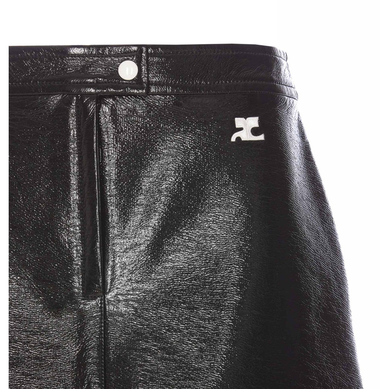Courreges Women Reedition Vinyl Mini Skirt COURREGES