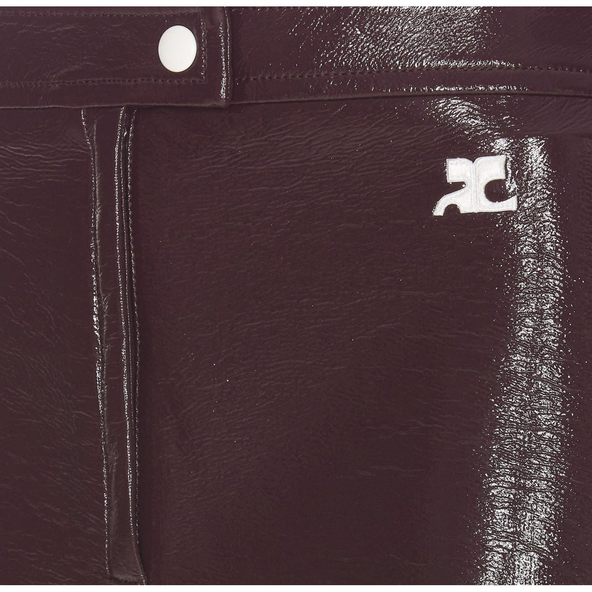 Courreges Women Reedition Vinyl Mini Skirt COURREGES