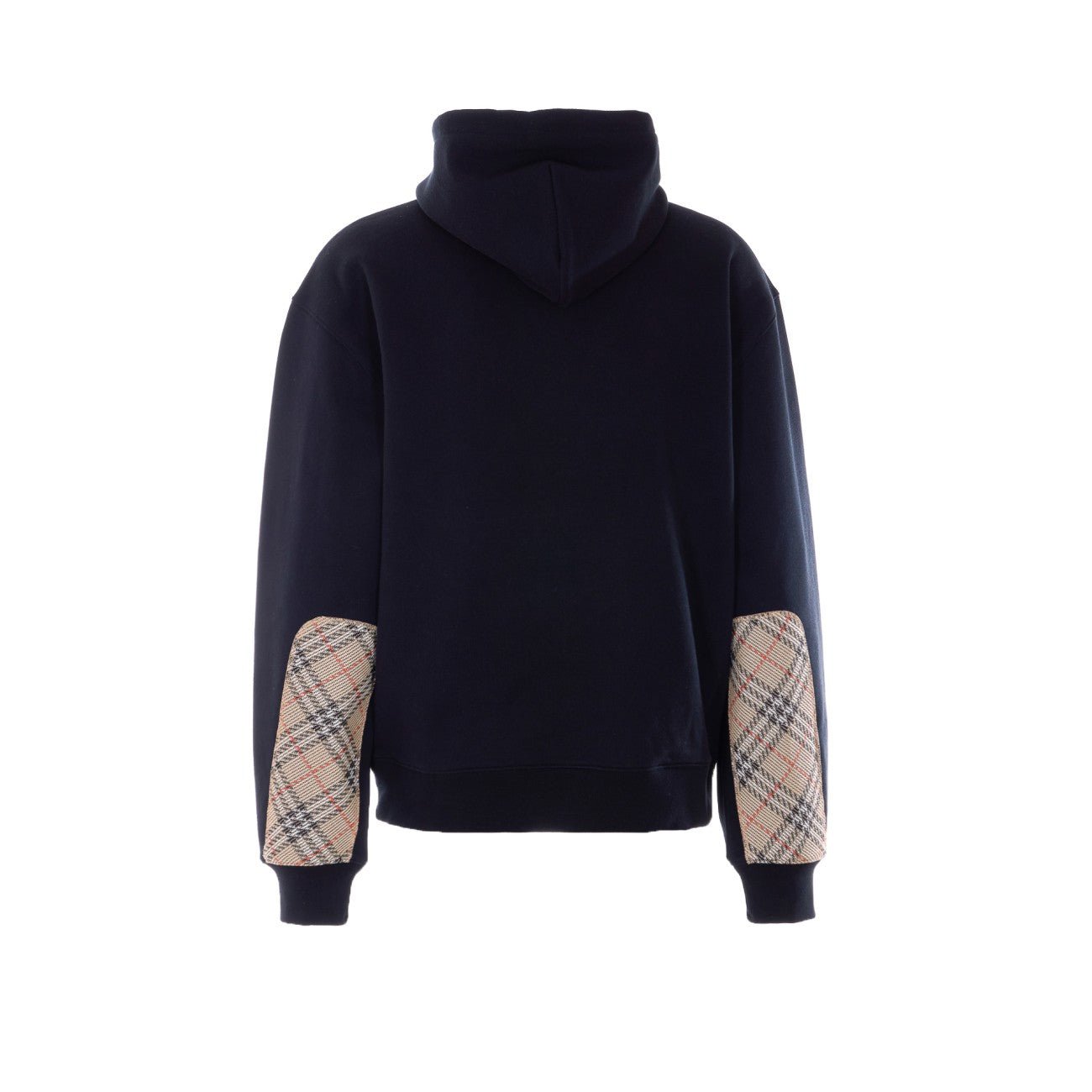 Burberry Men Reilly Hoodie With Check Patch