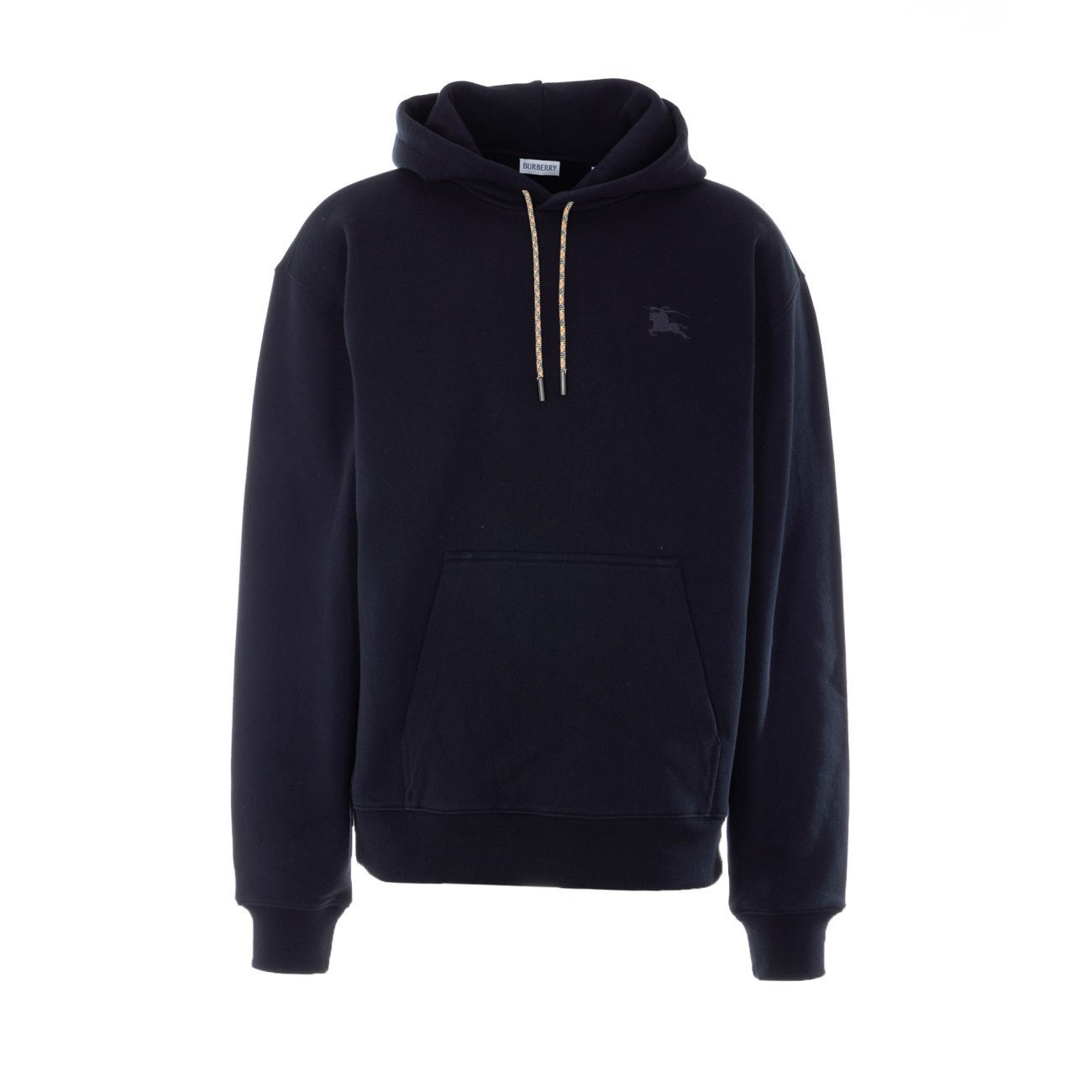 Burberry Men Reilly Hoodie With Check Patch BURBERRY