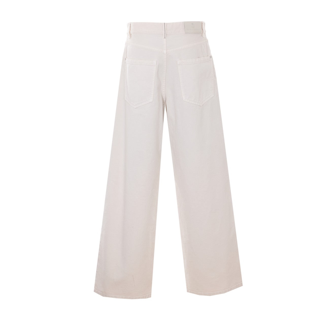 Brunello Cucinelli Women Relaxed Denim Trousers Dyed With A Monile BRUNELLO CUCINELLI