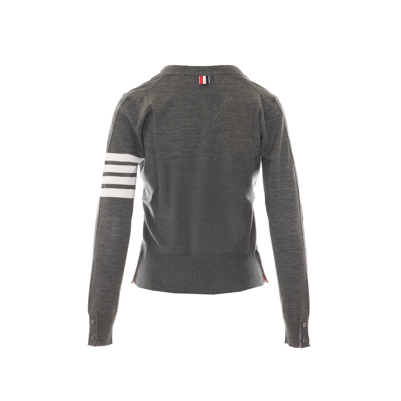 Thom Browne Women Relaxed Fit 4-Bar Cardigan THOM BROWNE