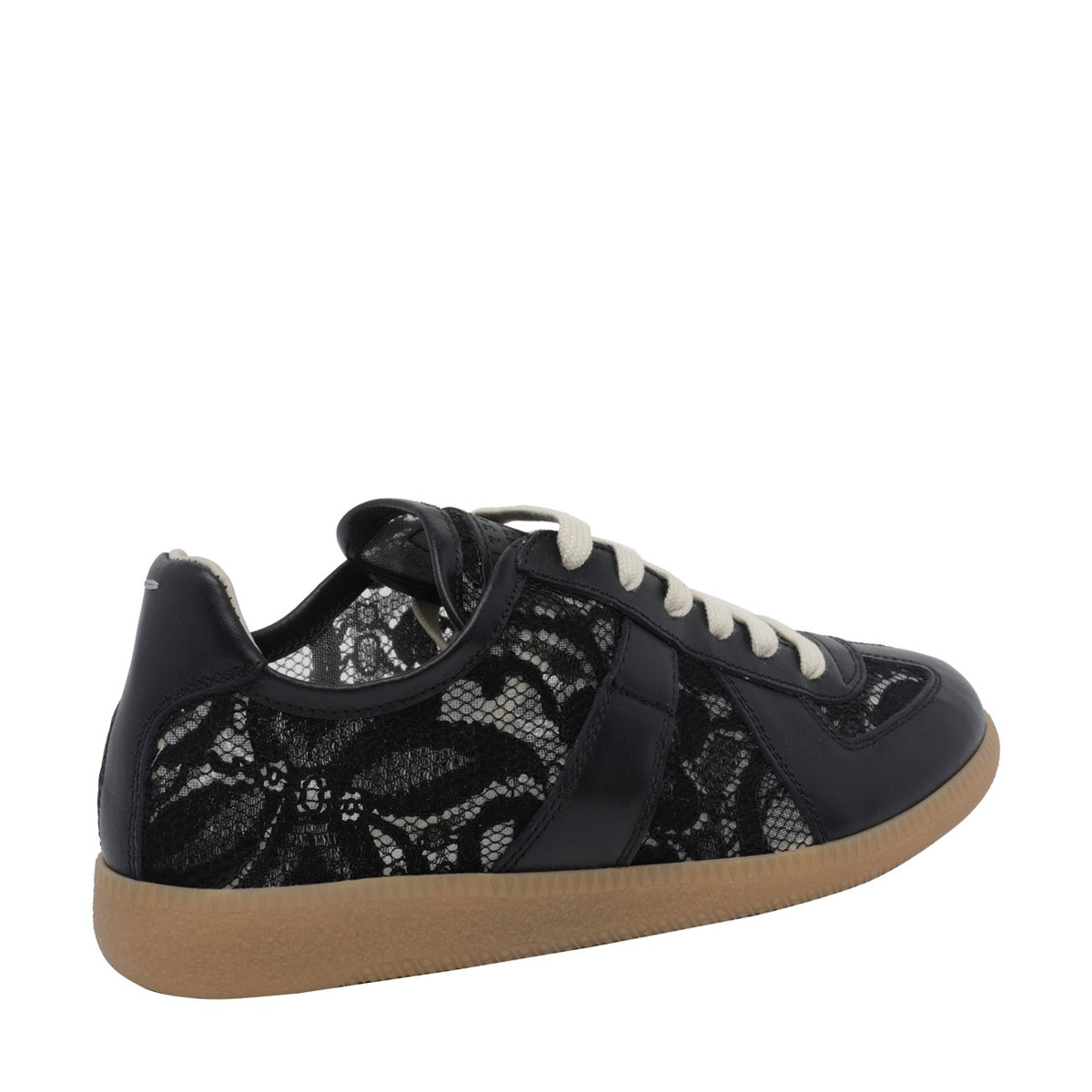 Maison Margiela Women Replica Sneakers With Floral Lace Embroidery MAISON MARGIELA