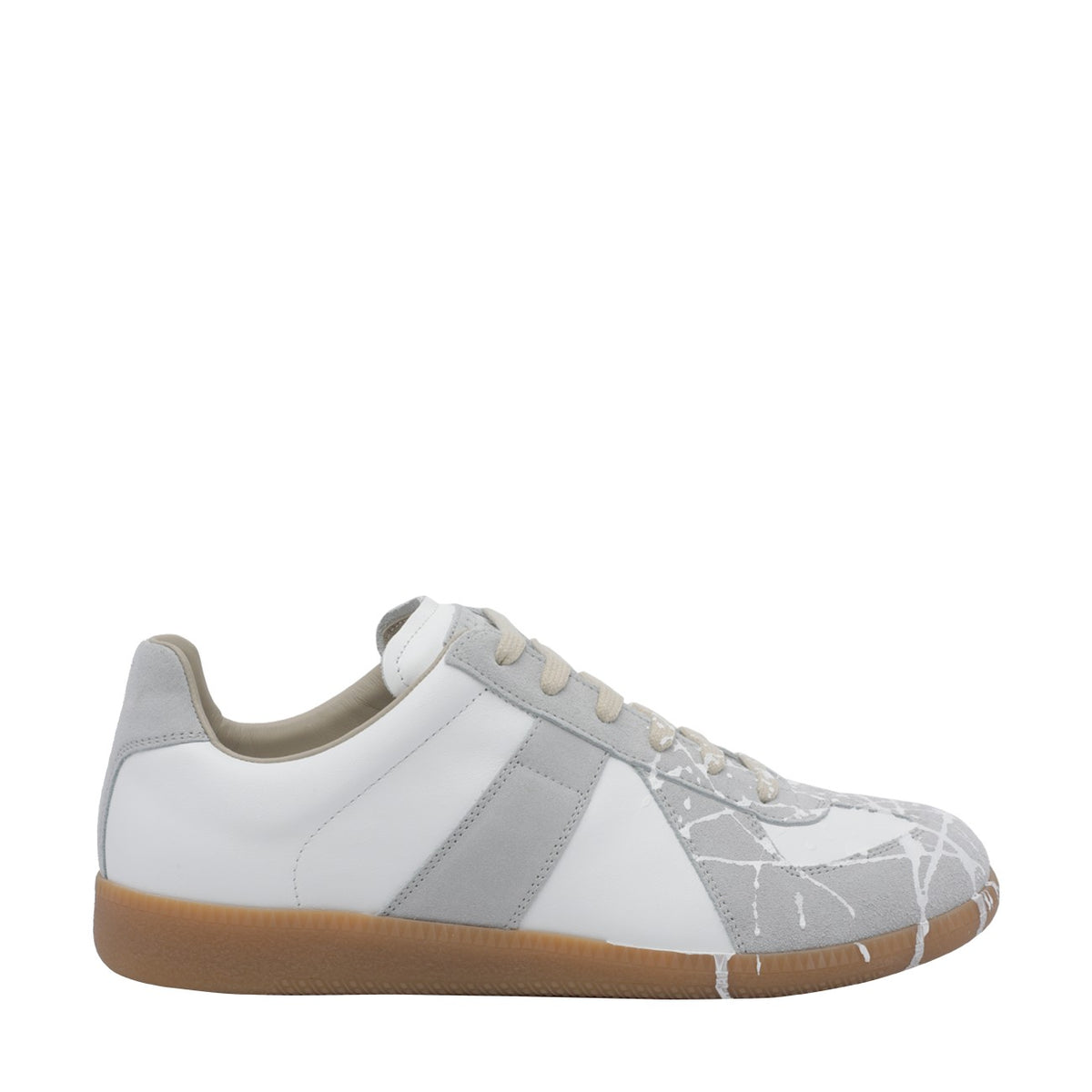 Maison Margiela Men Replica Sneakers With Paint Splatter Effect MAISON MARGIELA