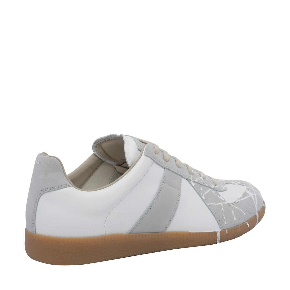Maison Margiela Men Replica Sneakers With Paint Splatter Effect MAISON MARGIELA