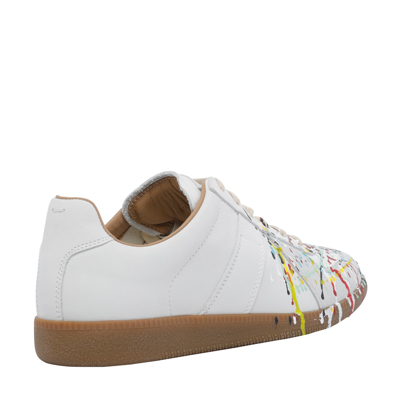 Maison Margiela Men Replica Sneakers With Paint MAISON MARGIELA