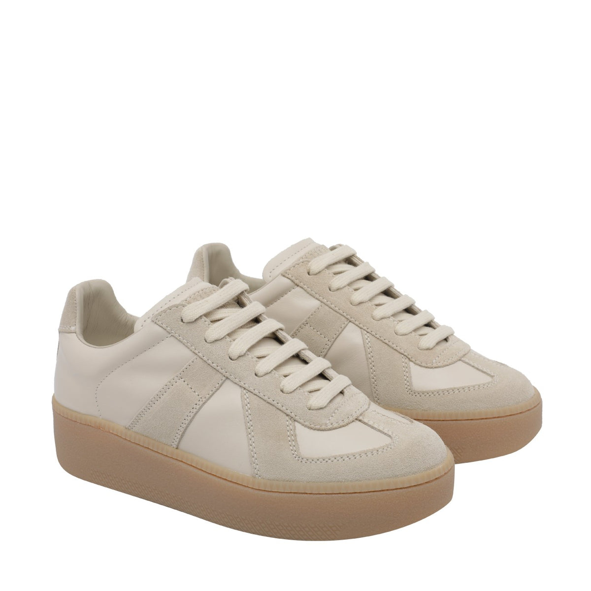 Maison Margiela Women Replica Sneakers With Platform MAISON MARGIELA