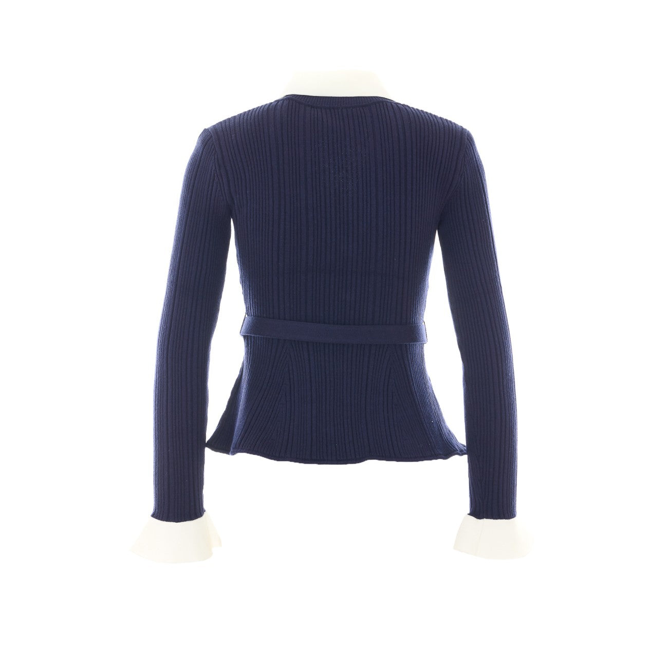Self Portrait Women Ribbed Knit Cardigan SELF-PORTRAIT