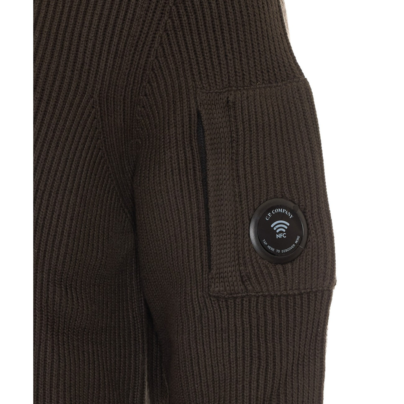 C.P. Company Men Ribbed Lens Sweater C.P. COMPANY