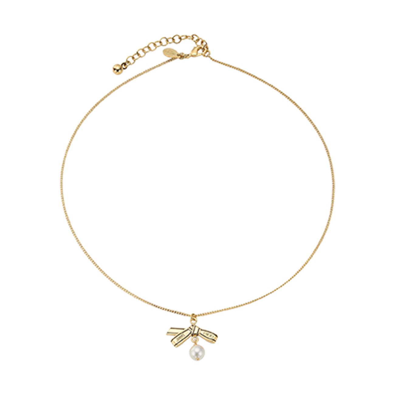 Jimmy Choo Women Ribbon Pendant Necklace JIMMY CHOO