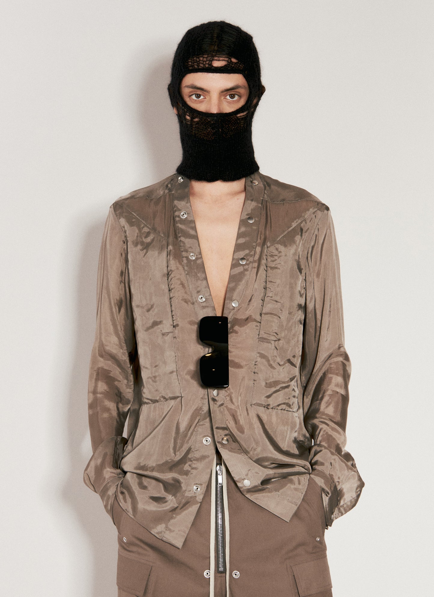 Rick Owens Men Knitted Hood RICK OWENS