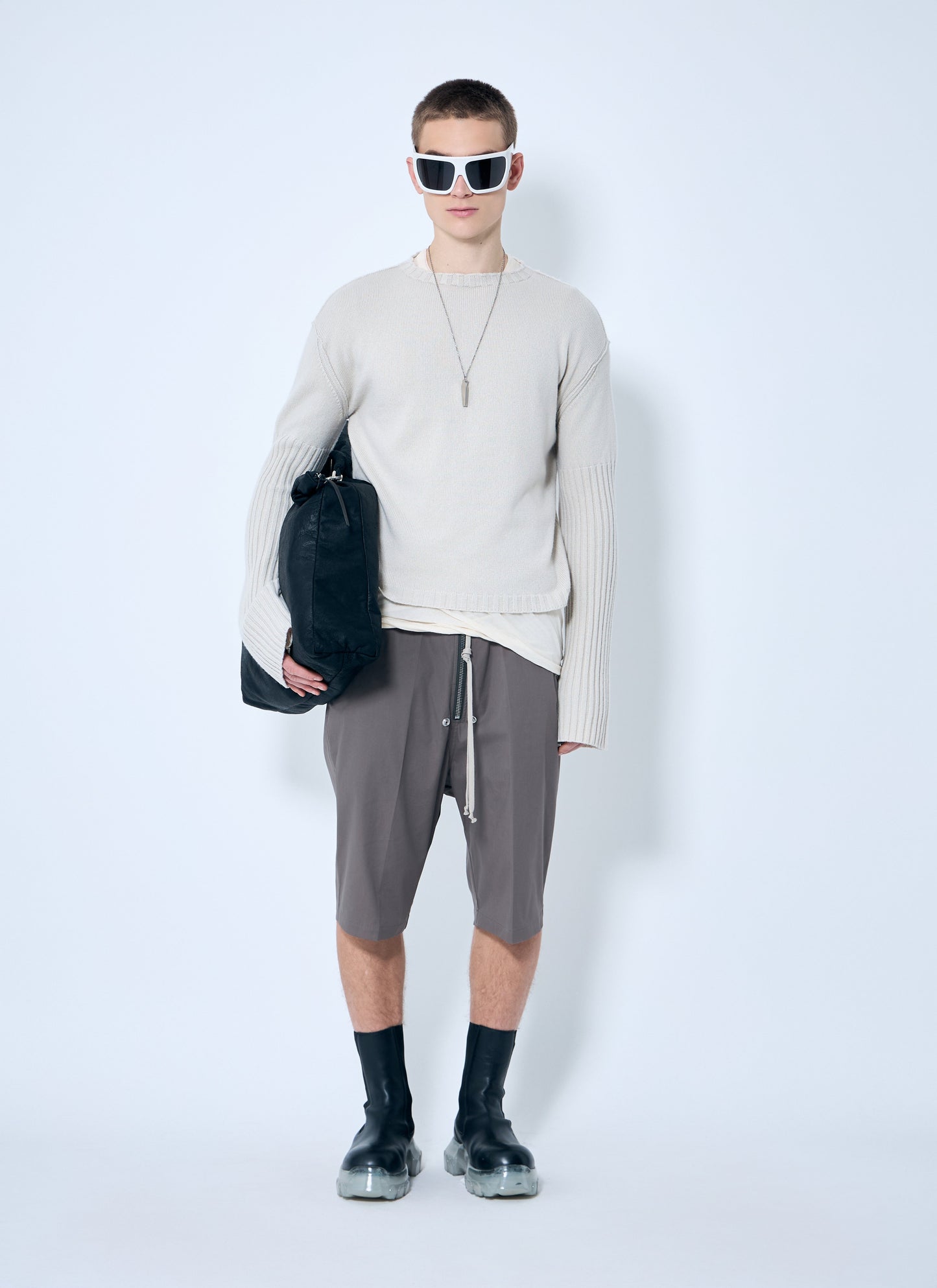 Rick Owens Men Dinge Cashmere Sweater RICK OWENS