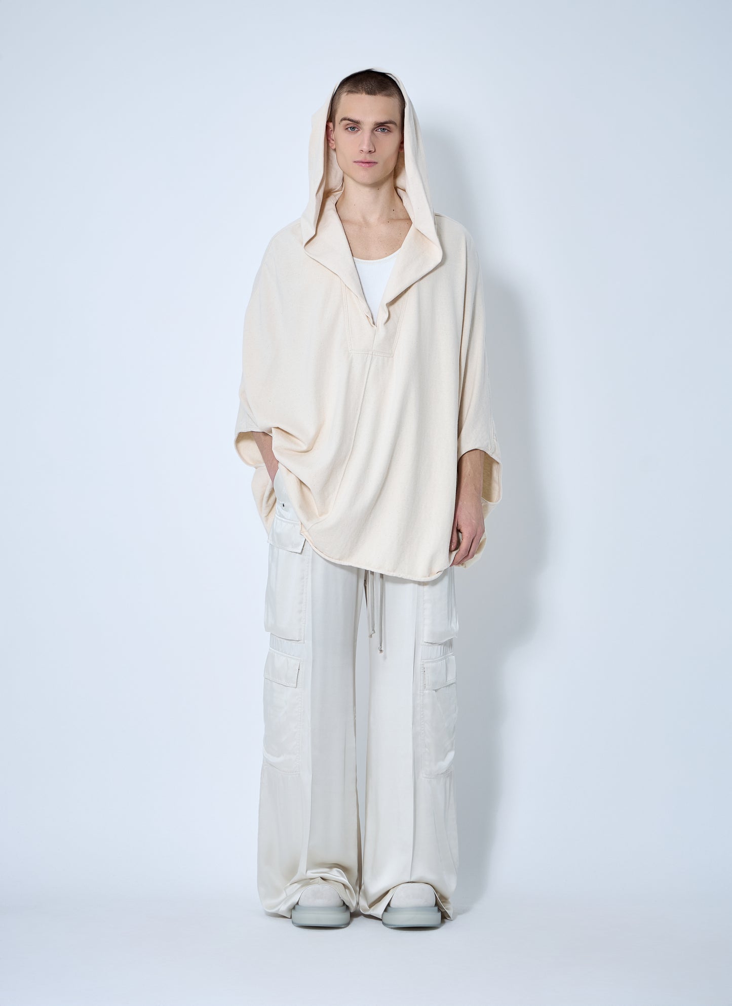 Rick Owens Men Satin Belas Cargo Pants RICK OWENS