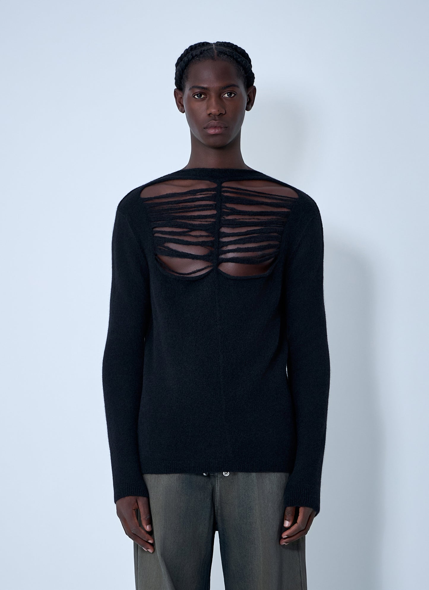 Rick Owens Men Wool-Blend Knit Top RICK OWENS