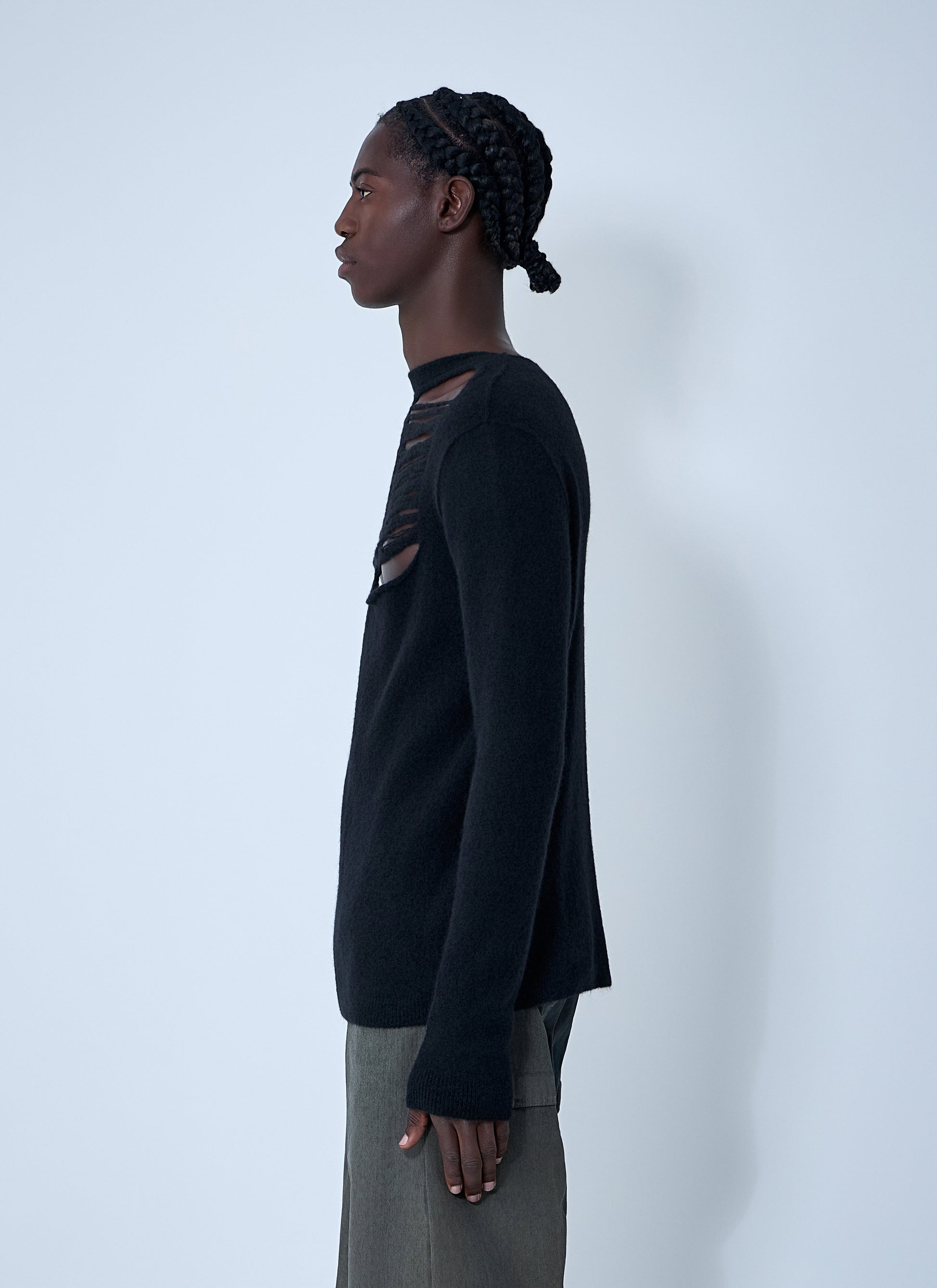 Rick Owens Men Wool-Blend Knit Top RICK OWENS