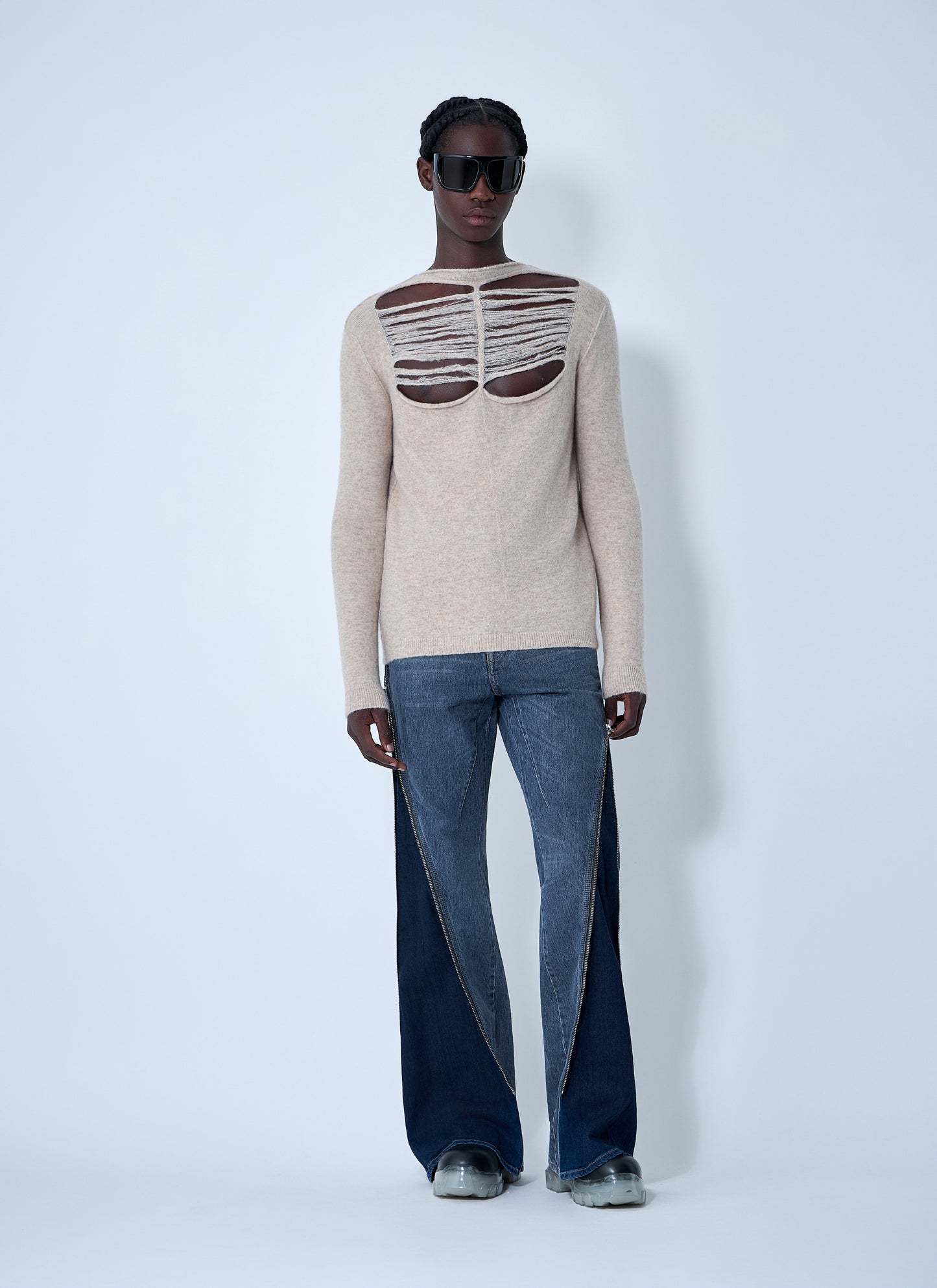 Rick Owens Men Wool-Blend Knit Top RICK OWENS