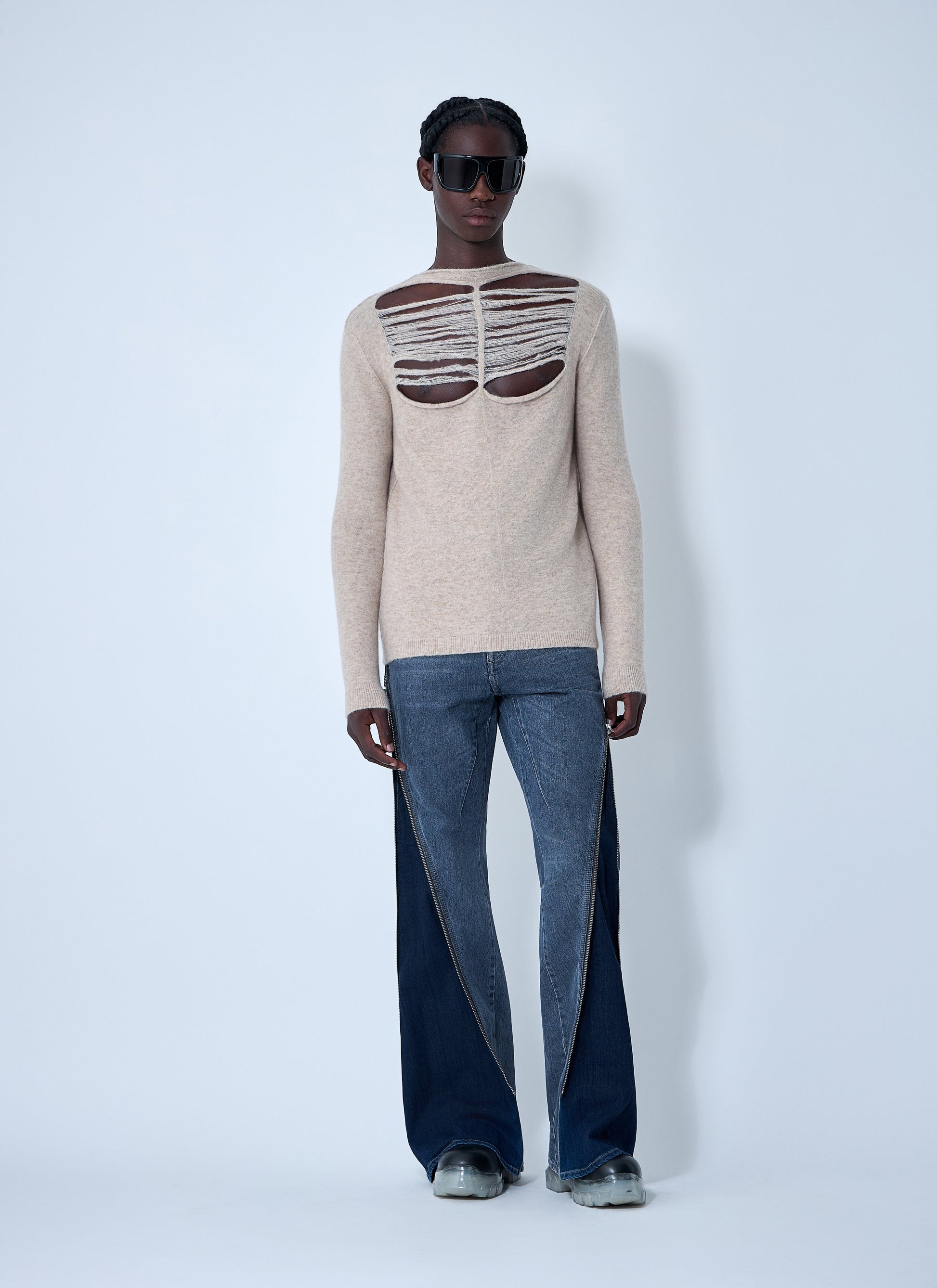 Rick Owens Men Wool-Blend Knit Top RICK OWENS