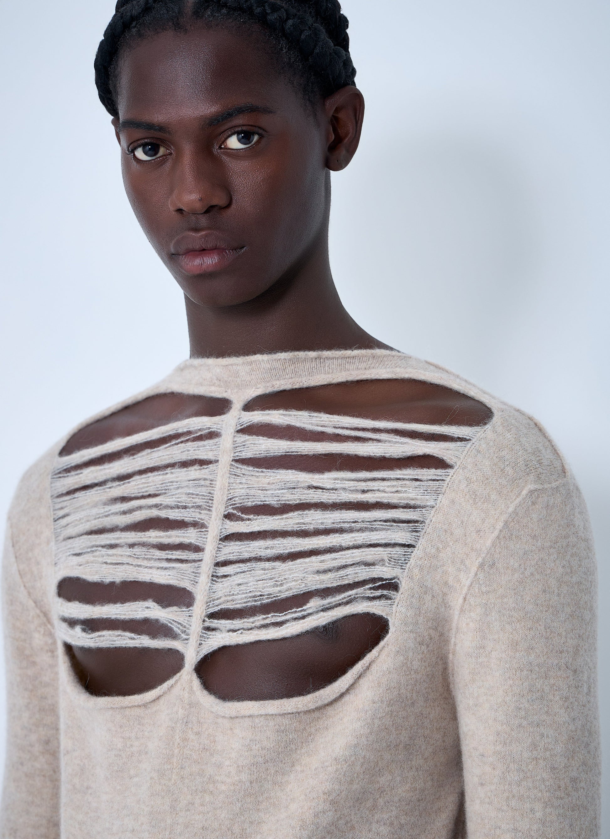 Rick Owens Men Wool-Blend Knit Top RICK OWENS