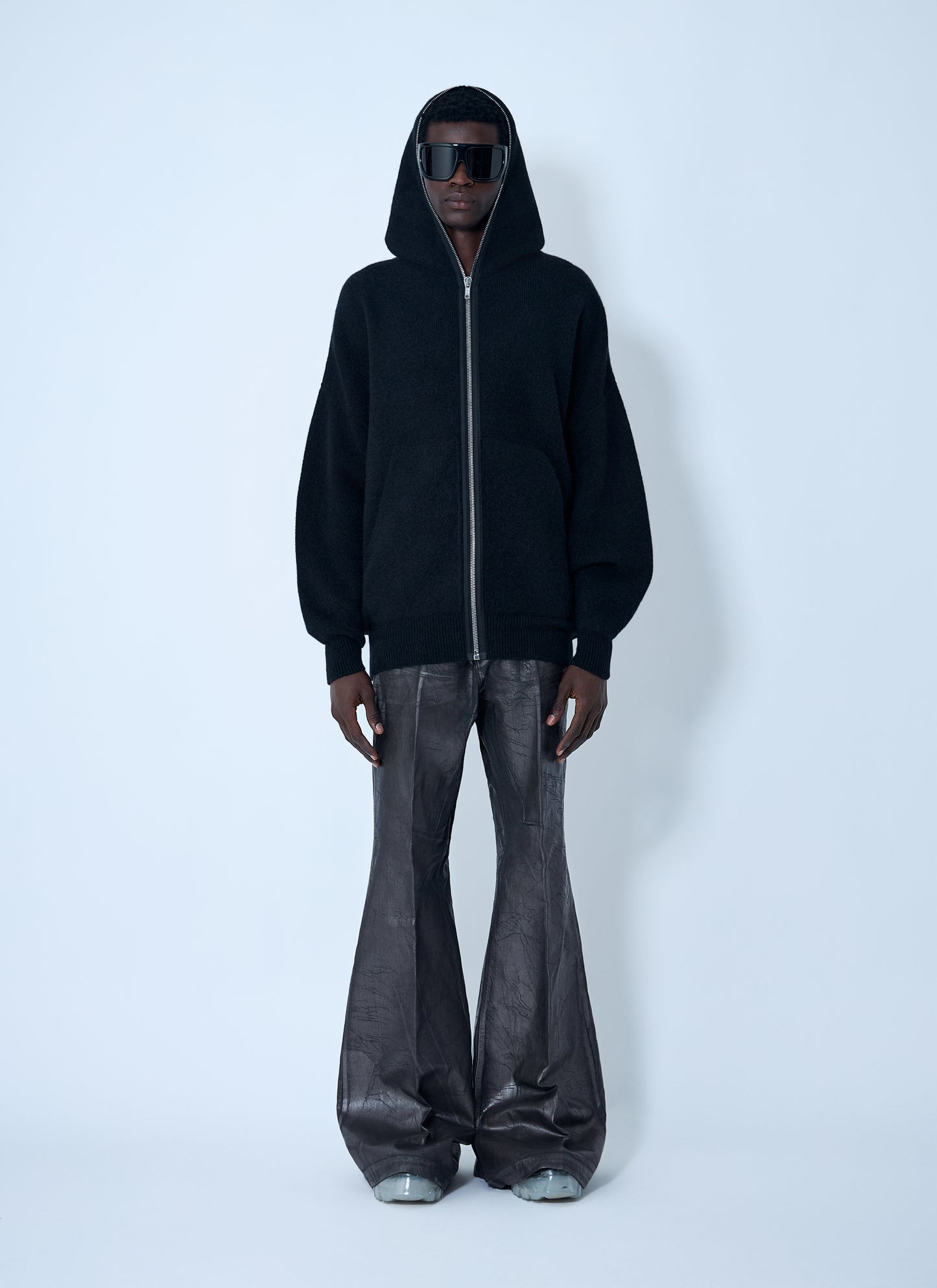 Rick Owens Men Gimp Hooded Zip-Up Sweatshirt RICK OWENS