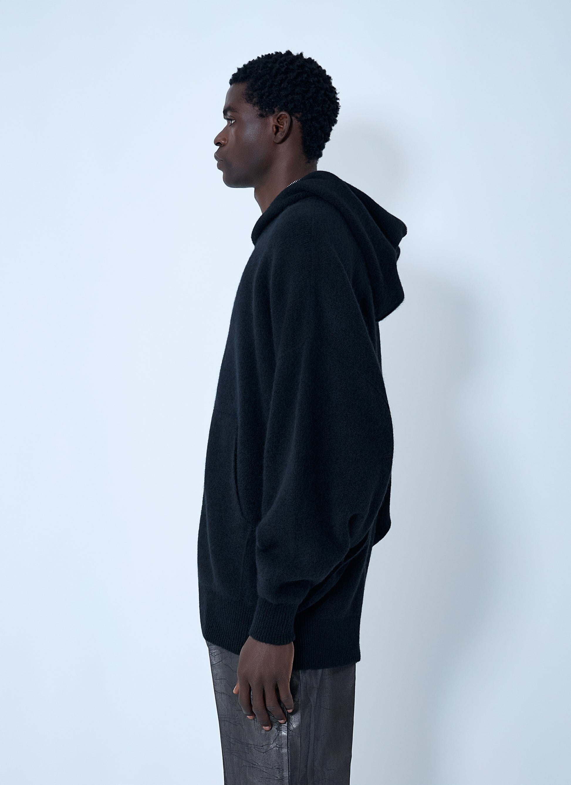 Rick Owens Men Gimp Hooded Zip-Up Sweatshirt RICK OWENS
