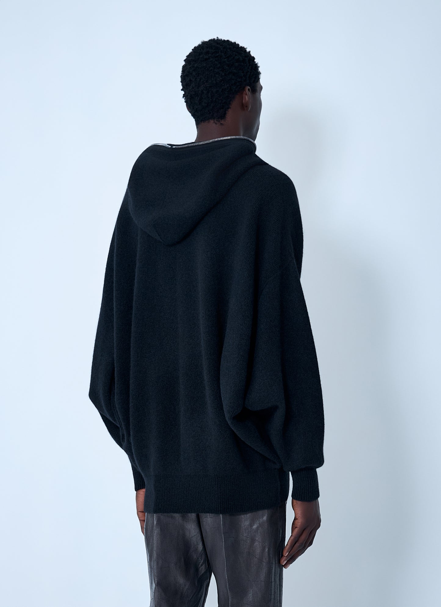 Rick Owens Men Gimp Hooded Zip-Up Sweatshirt RICK OWENS