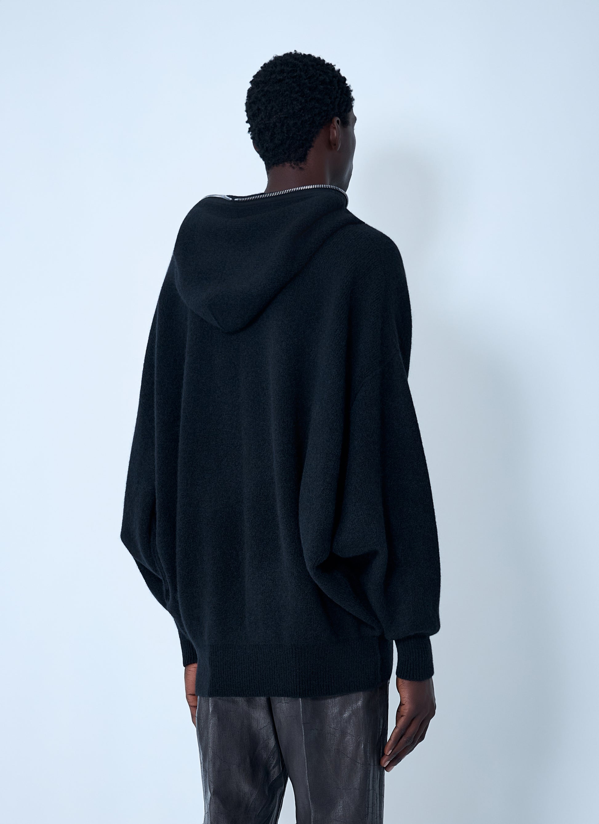 Rick Owens Men Gimp Hooded Zip-Up Sweatshirt RICK OWENS