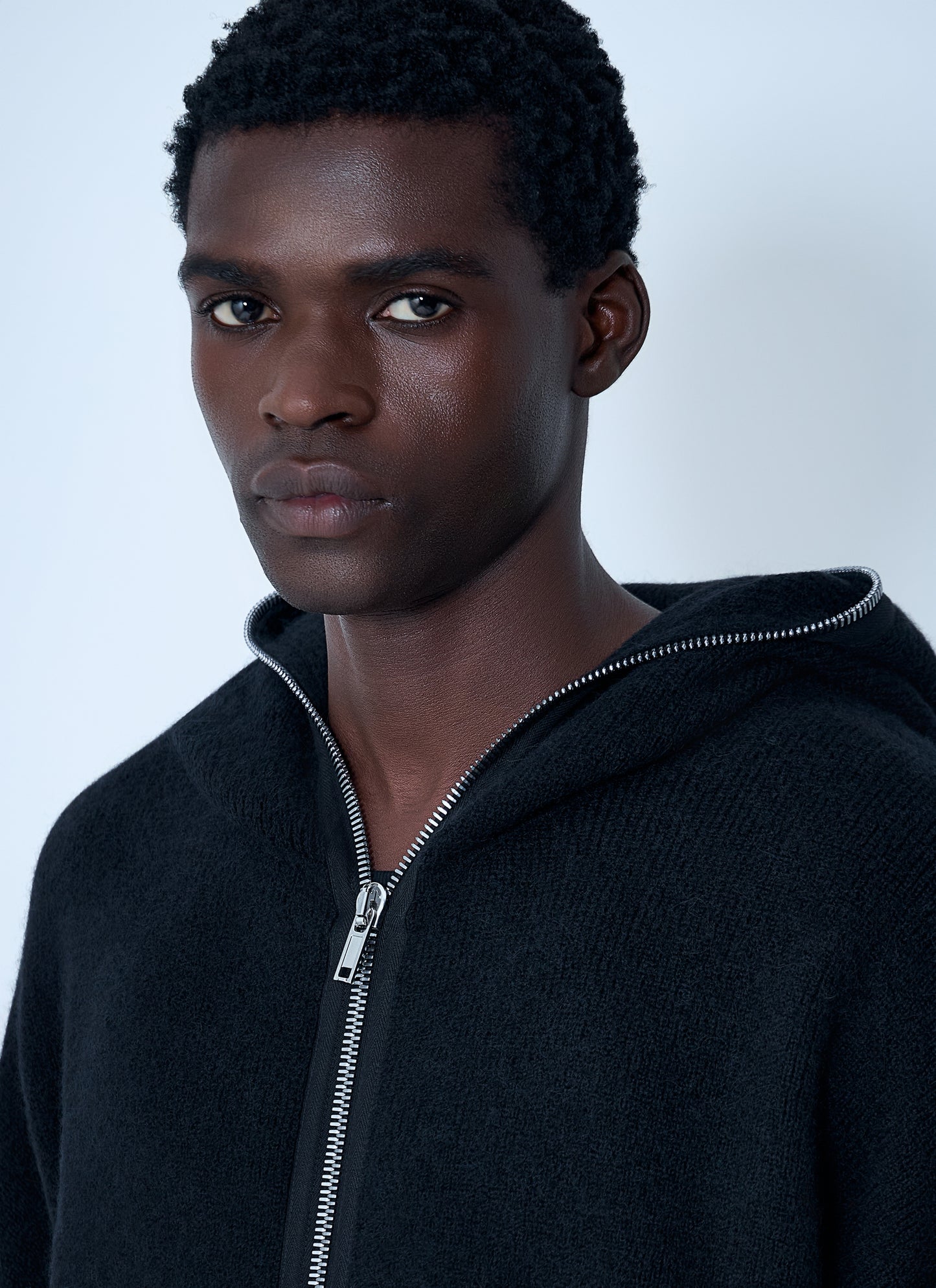 Rick Owens Men Gimp Hooded Zip-Up Sweatshirt RICK OWENS