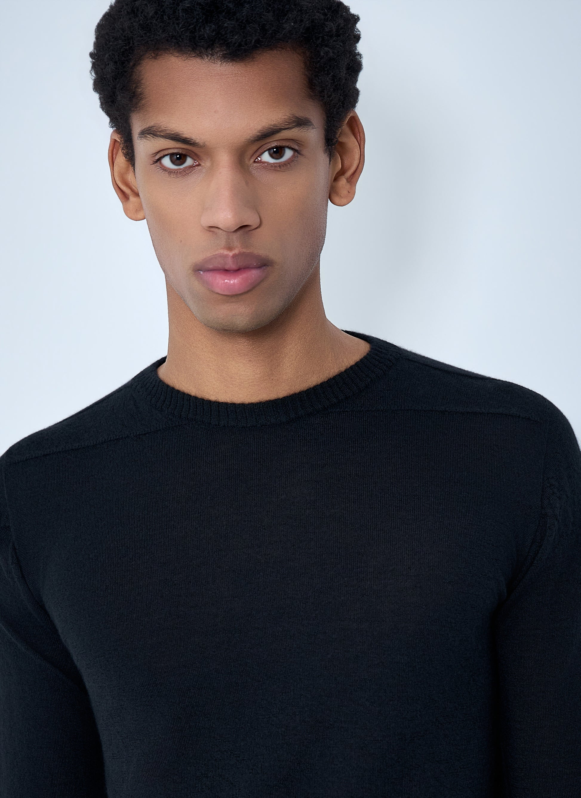 Rick Owens Men Fine Knit Wool Sweater RICK OWENS