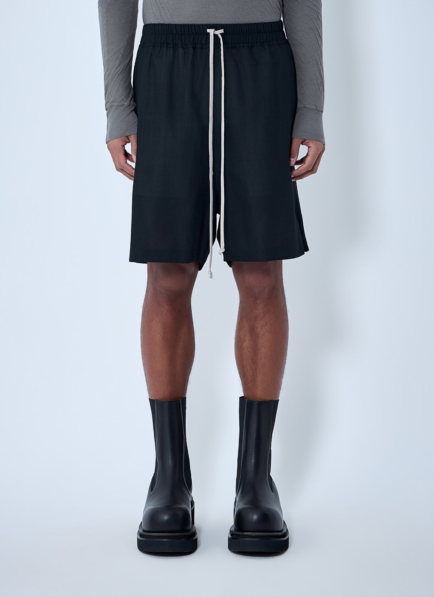 Rick Owens Men Drawstring Relaxed Fit Shorts RICK OWENS