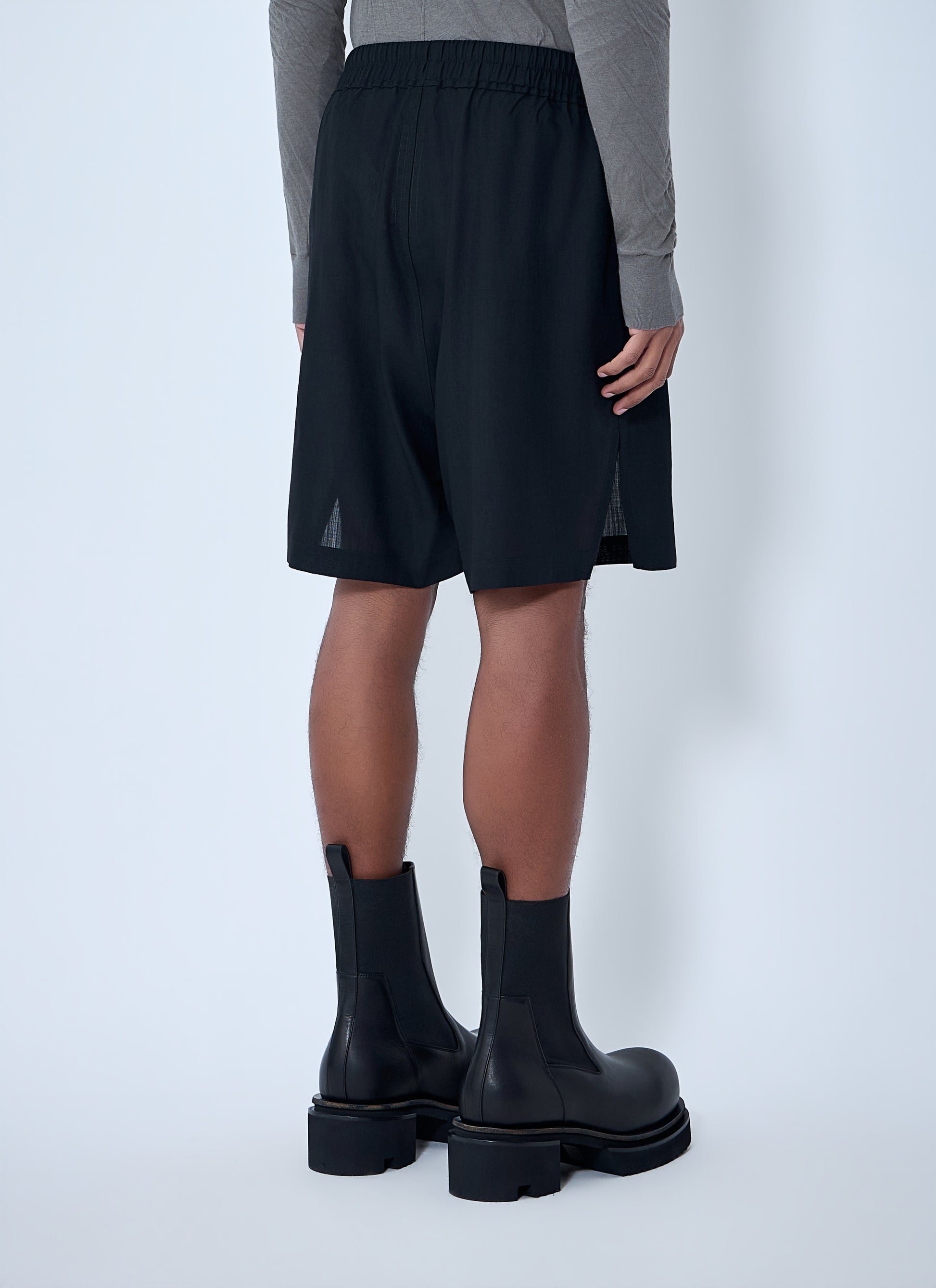 Rick Owens Men Drawstring Relaxed Fit Shorts RICK OWENS