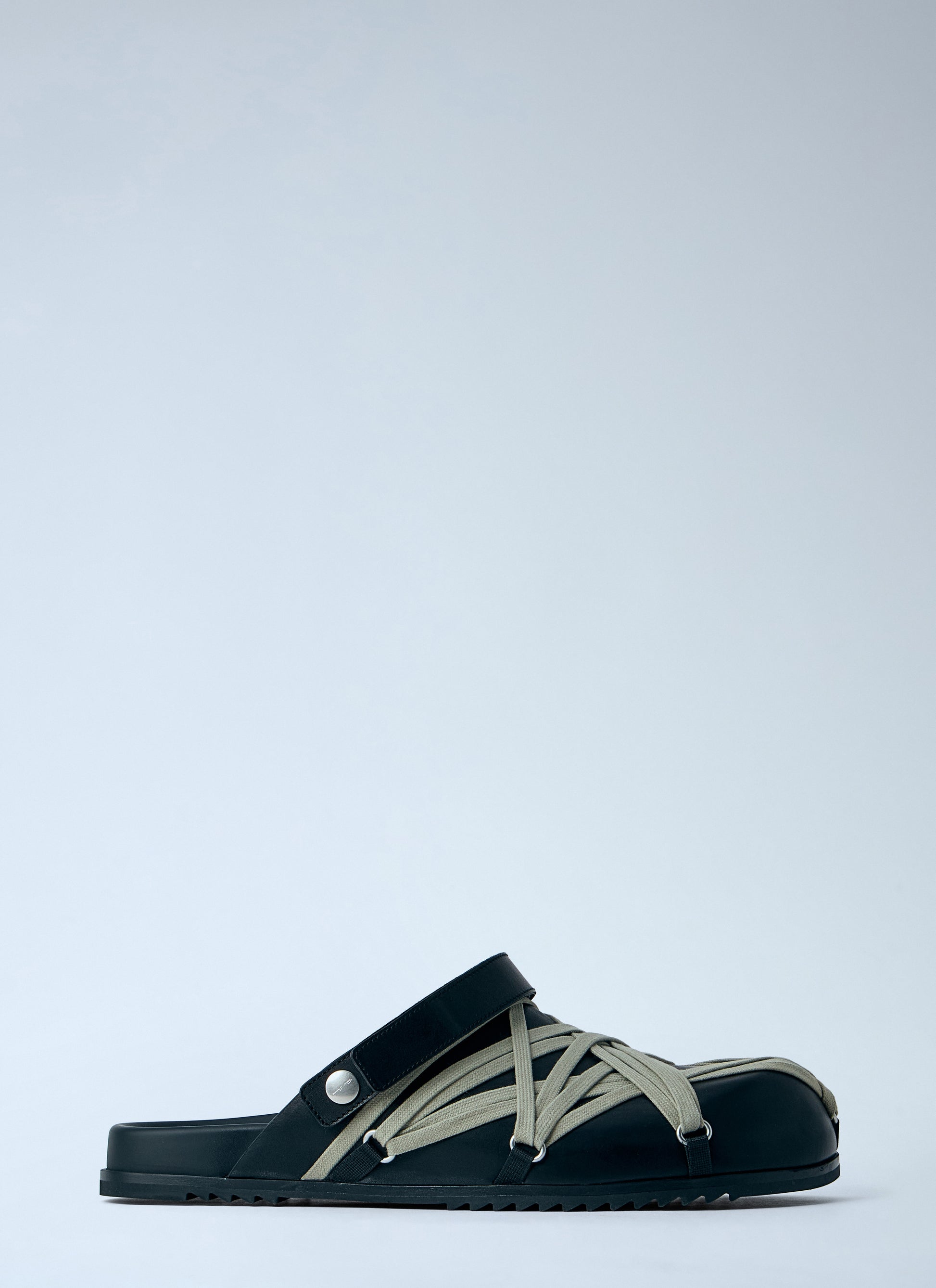 Rick Owens Men Megalace Mule Granola Flats RICK OWENS